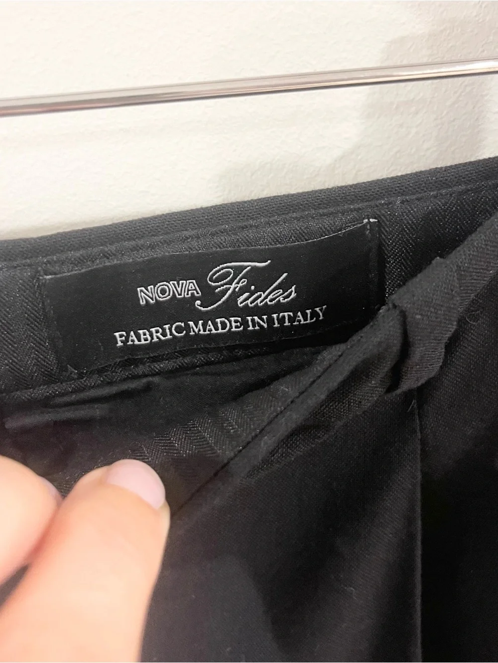 J. Crew Essential wide leg pant in Italian wool woman’s size 8 black